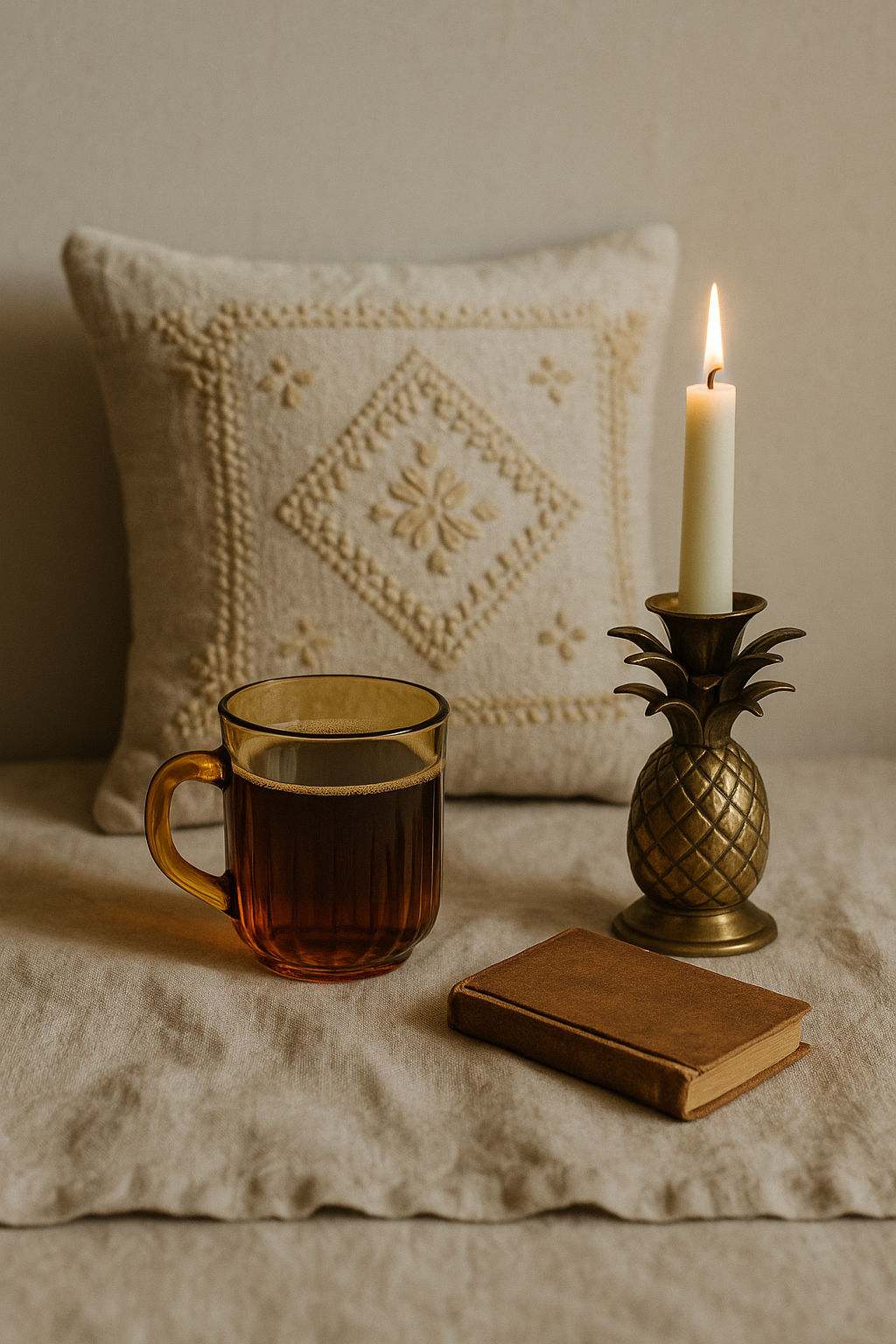 Box Soirée Cosy – bougie et accessoires vintage